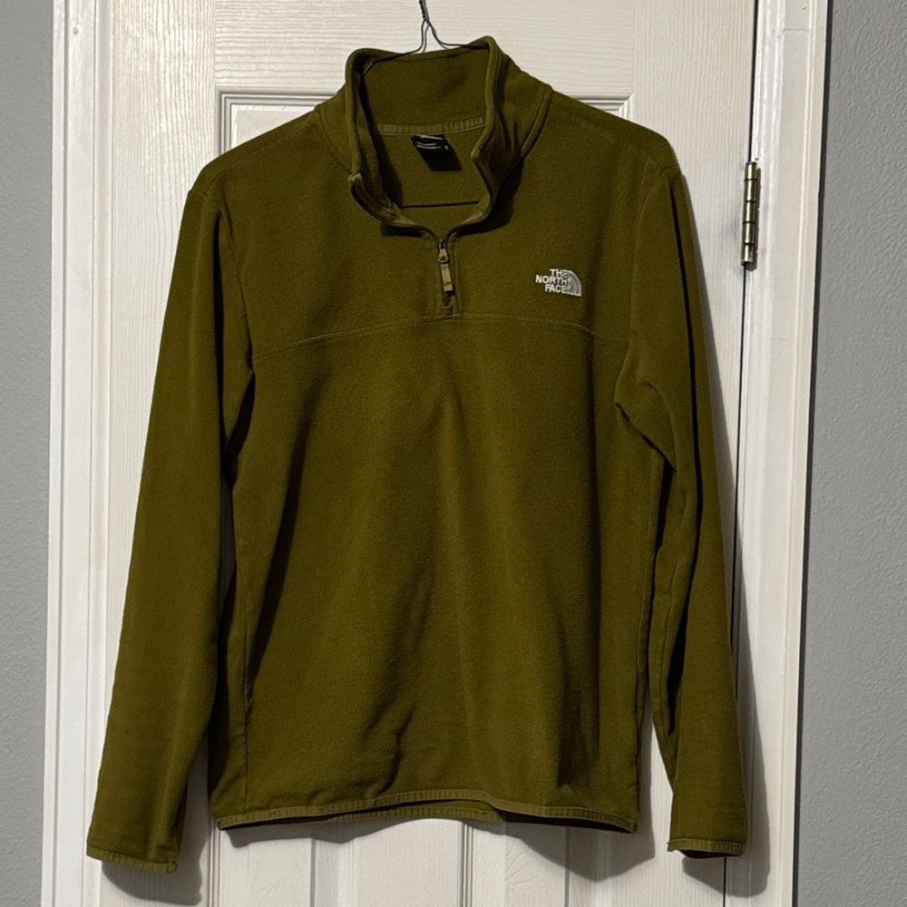 The North Face Forest Green Quarter-Zip Fleece